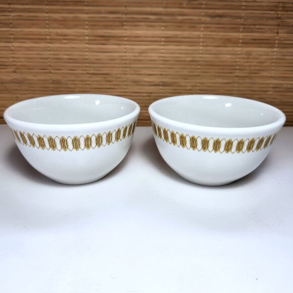 Royal Doulton Bowls Mayfair Pattern Set of 2 Hotel ware England MCM Steelite - Picture 1 of 8